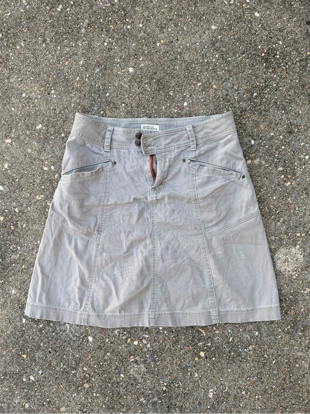 Royal Robbins Gray Utility Midi Skirt